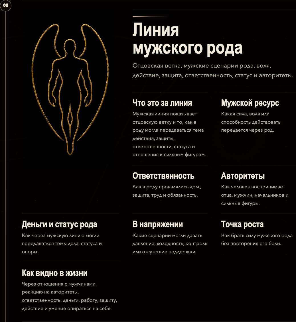 Фрагмент обезличенного примера отчета: родовая зона