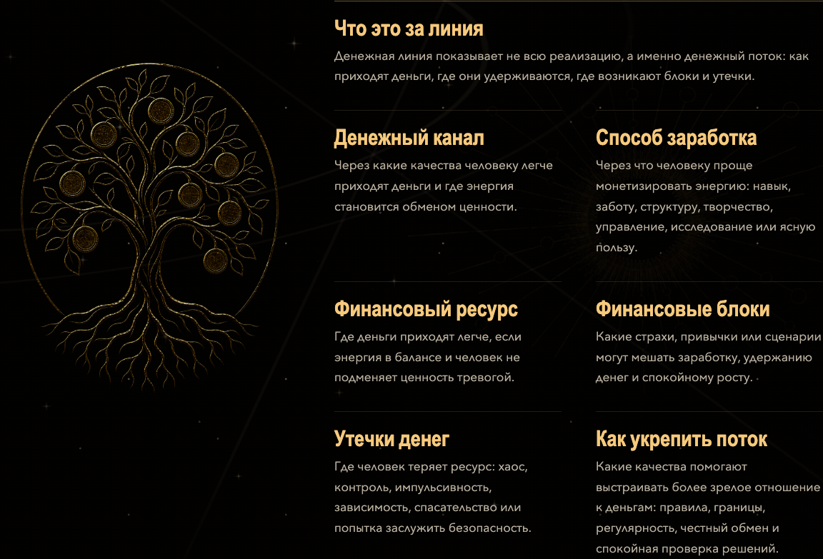 Фрагмент обезличенного примера отчета: деньги и материальный поток